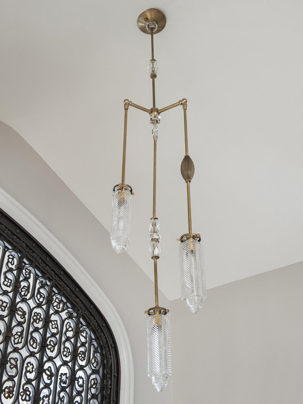 Chrysler Chandelier With Vintage Glass | DSHOP