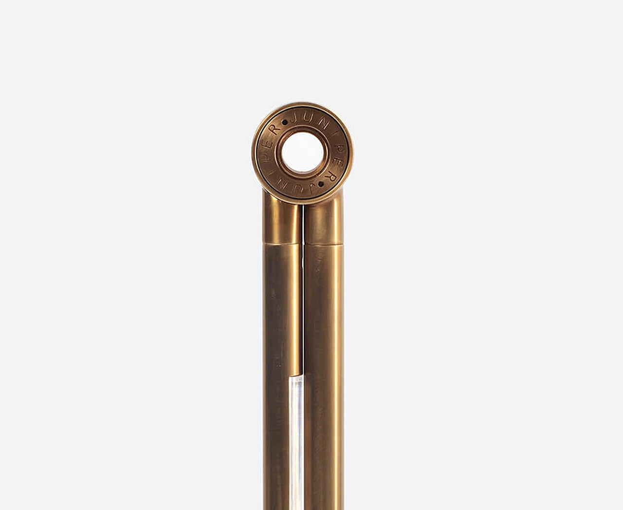 Juniper Thin Floor Lamp - Satin Brass | DSHOP