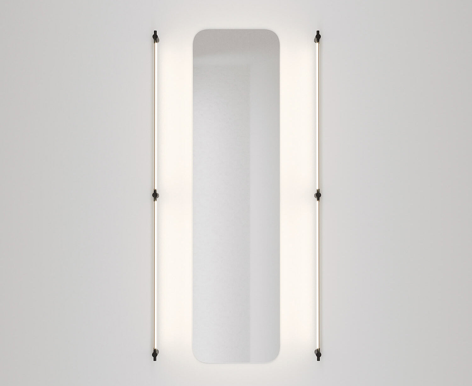 Thin Surface Mount Vanity Light