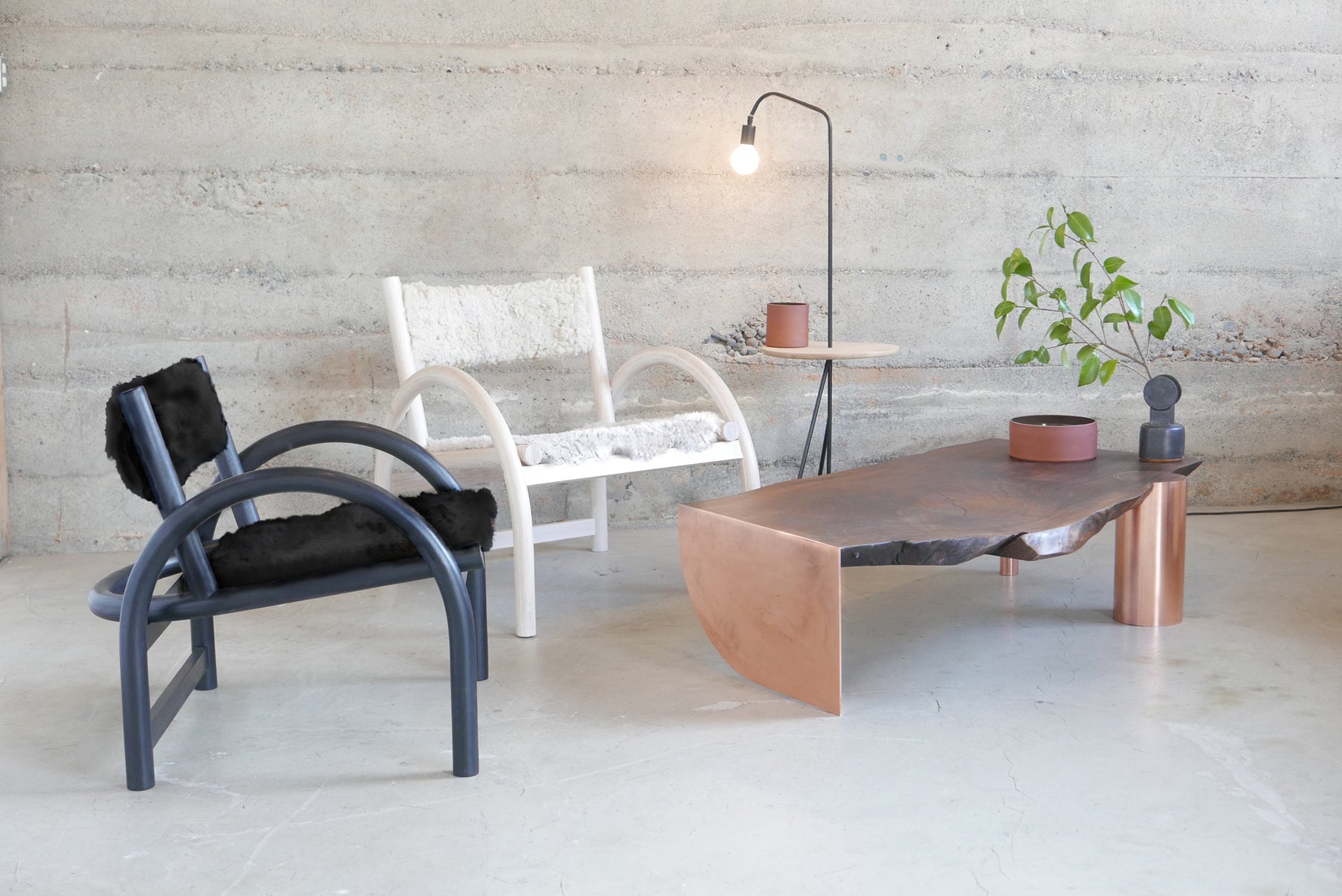 Sculptural Sheepskin Chair | DSHOP
