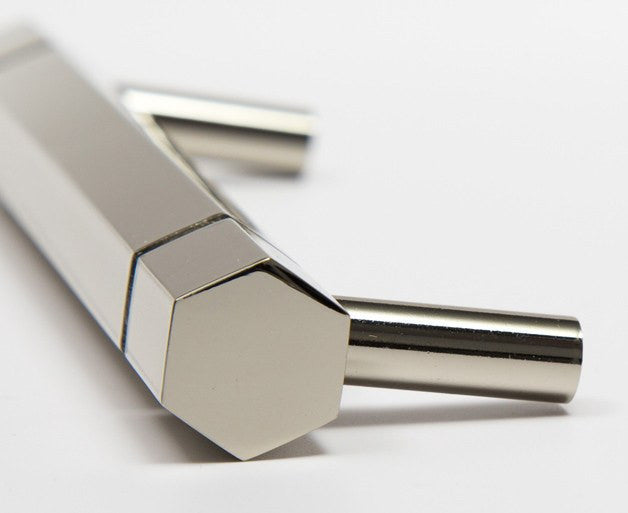 Facet-01 Handle - Polished Nickel