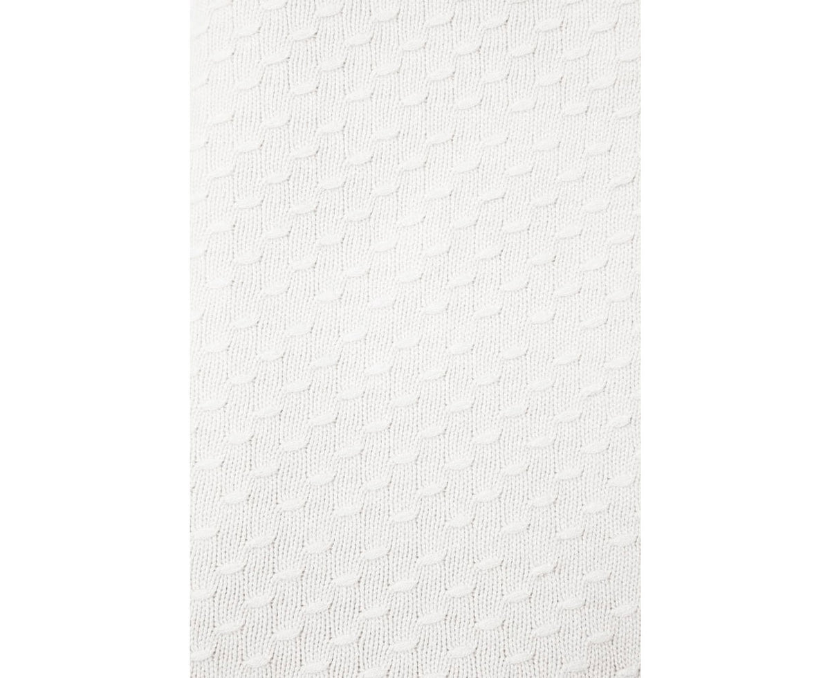 Ivory Cashmere Throw Blanket | DSHOP