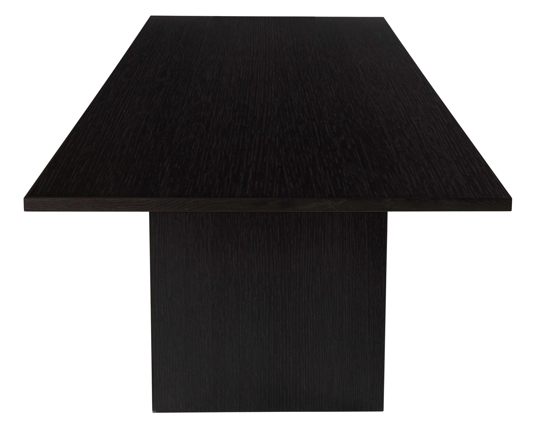 Brown Black Rectangle Dining Table | DSHOP