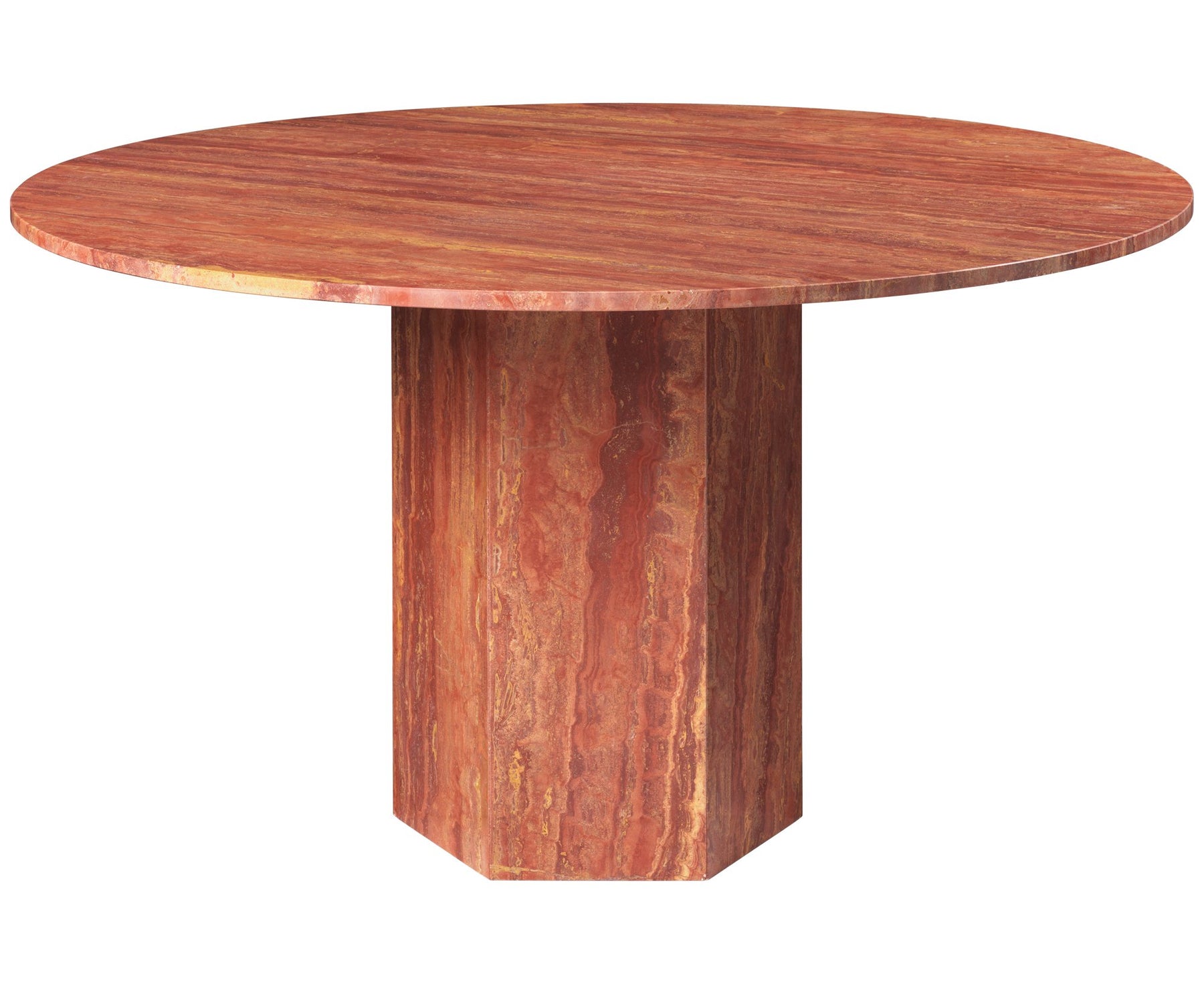 Epic Dining Table in Red Travertine | DSHOP