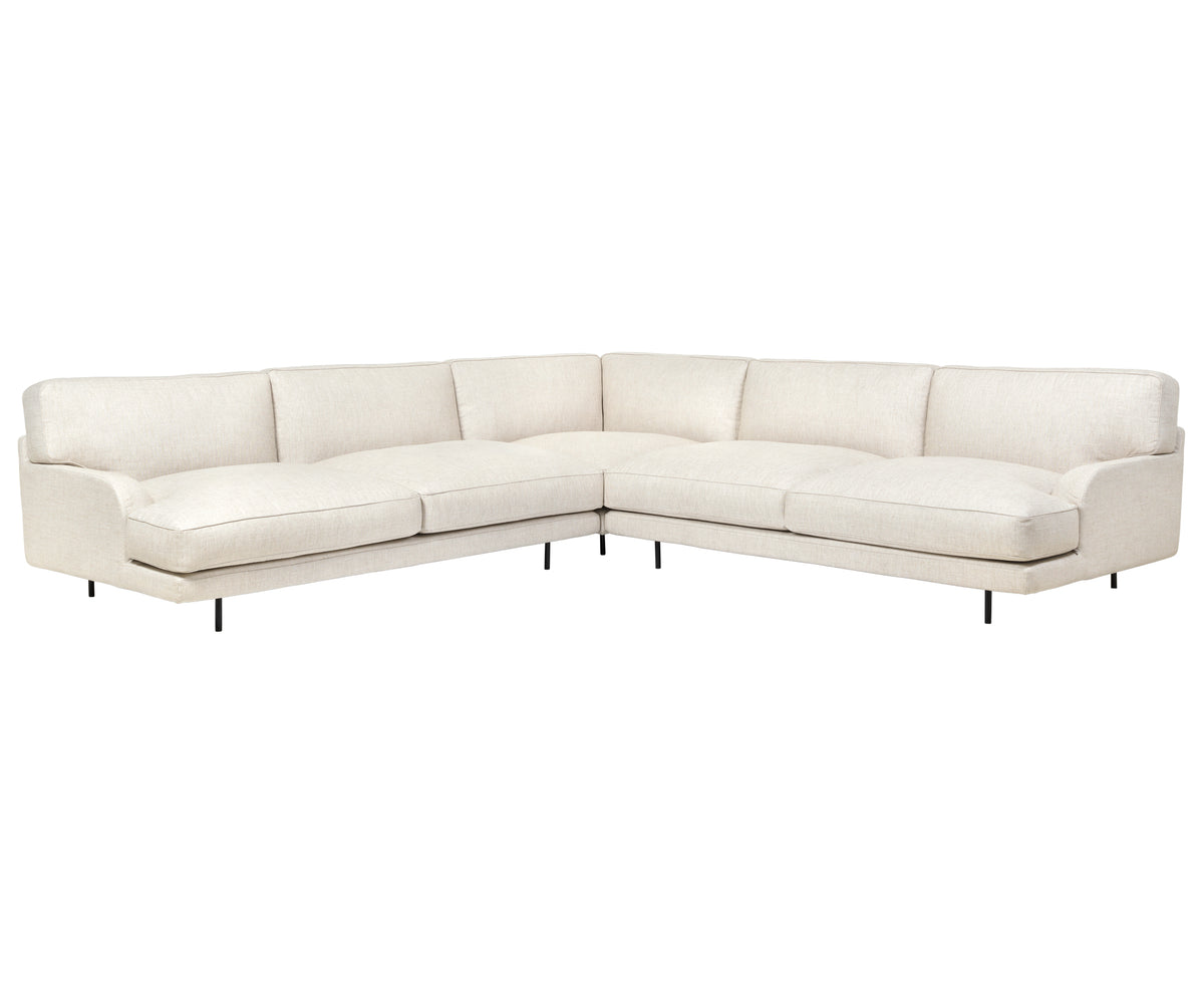 Flaneur Corner Sectional Sofa - w/ Armrest | DSHOP
