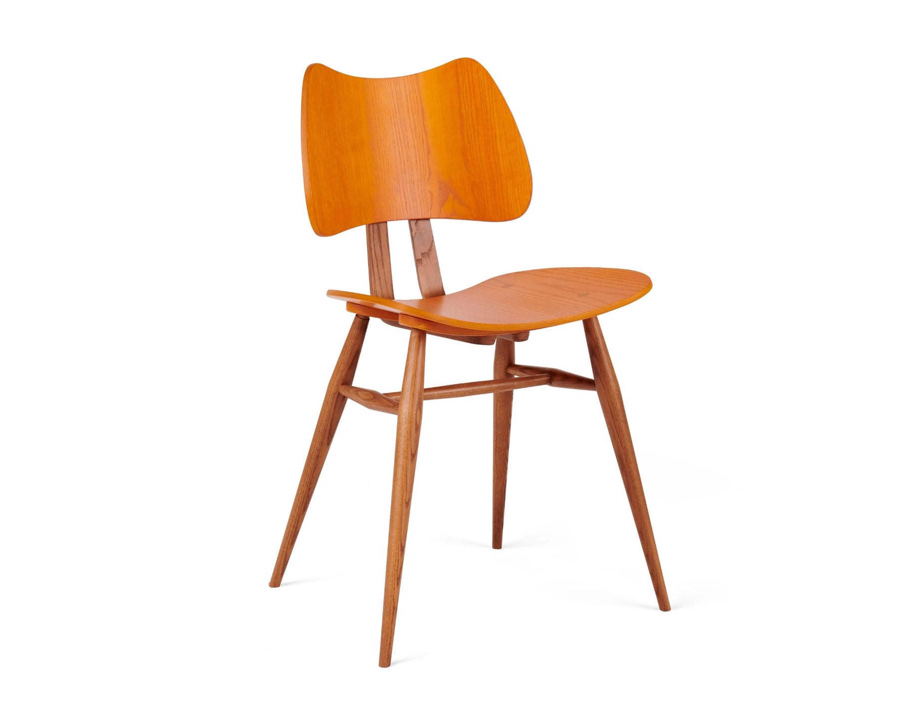 Orange Wood Dining Chair | DSHOP