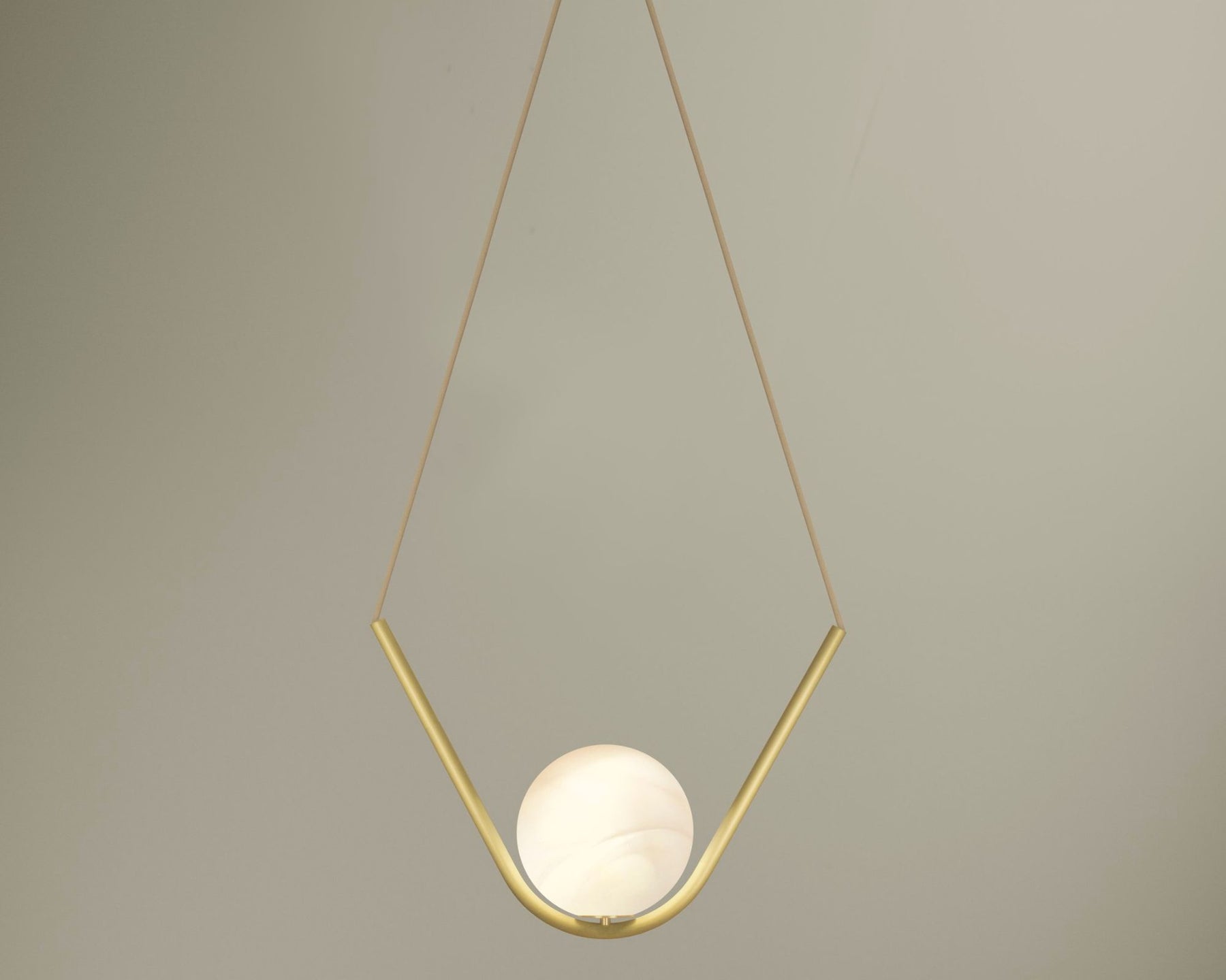 Brass Perle 1 Diamond Pendant | DSHOP