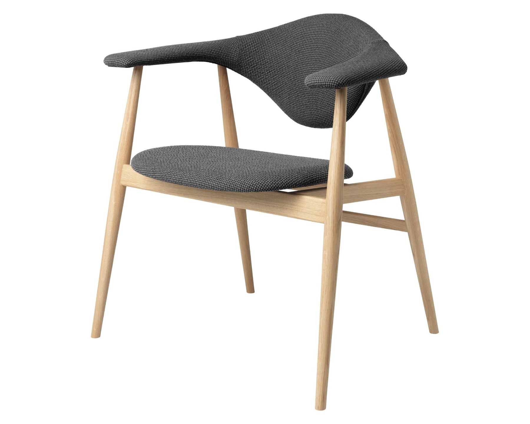 GamFratesi Masculo Dining Chair - Wood Base
