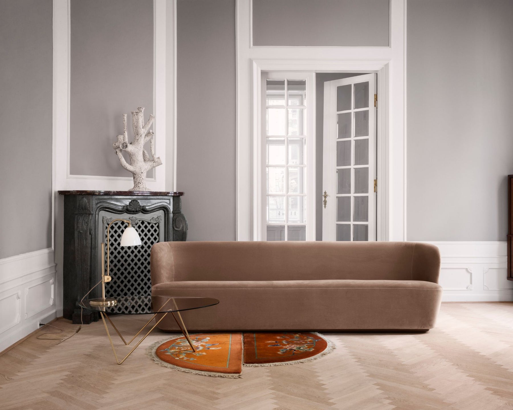 Glass & Brass Coffee Table | DSHOP