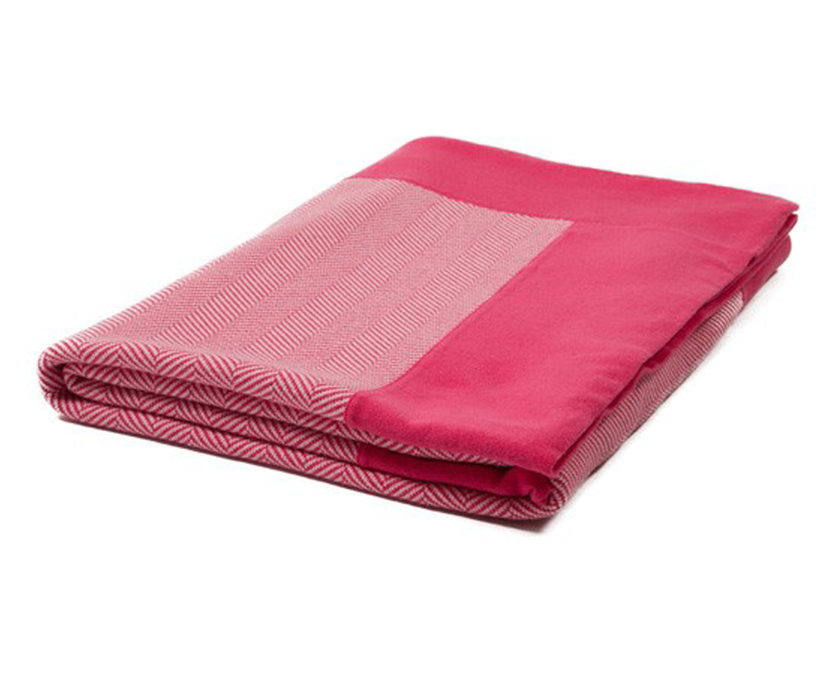Henry Cotton Throw Pink