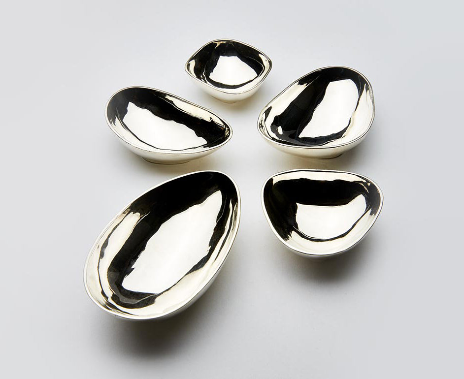 Pebble Bowls - Silver | DSHOP