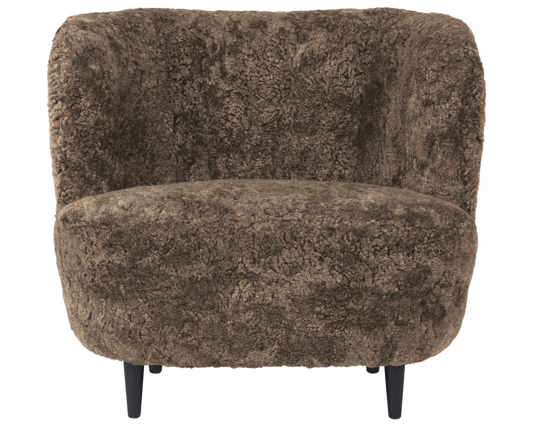 Stay Lounge Chair - Wood Base - Sheepskin