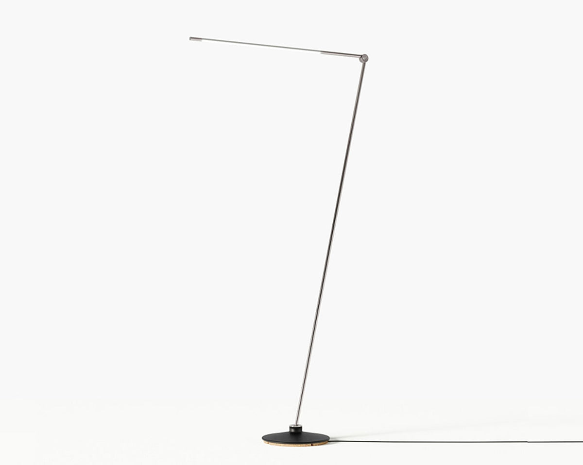 Thin Floor Lamp - Satin Nickel | DSHOP