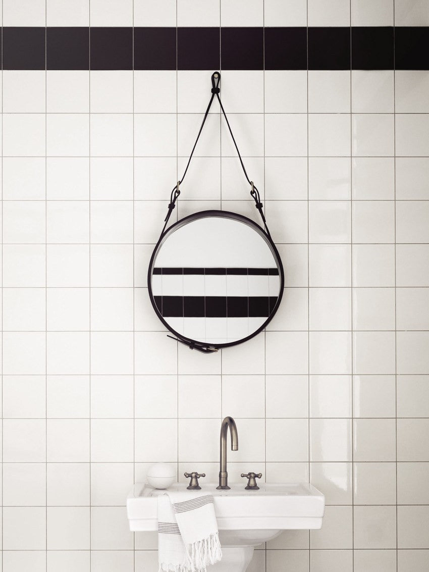 Adnet Circulaire Mirror - Black | DSHOP
