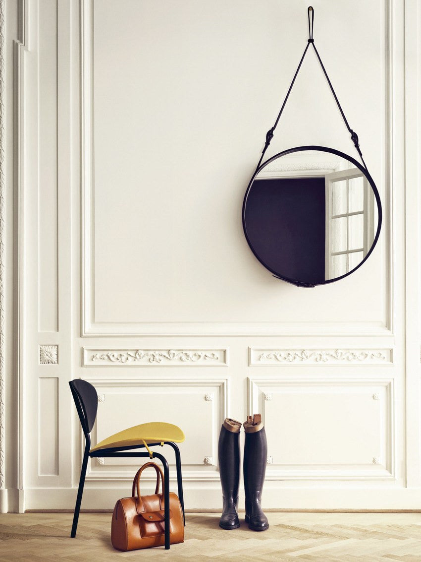 Adnet Circulaire Mirror - Black - Large | DSHOP