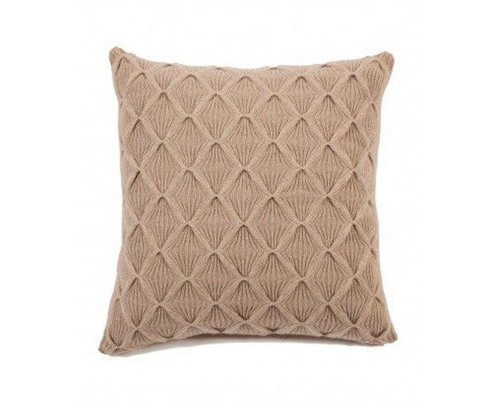 Cashmere Como Pillow - Taupe