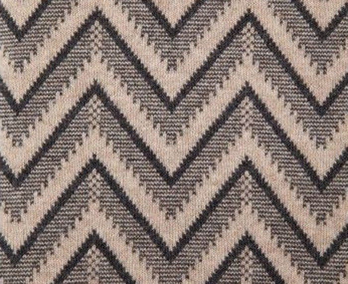 Cashmere Dillon Throw - Anthracite Beige by Rani Arabella