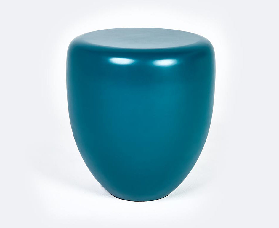 Dot Table Stool - Peacock Blue Matte | DSHOP