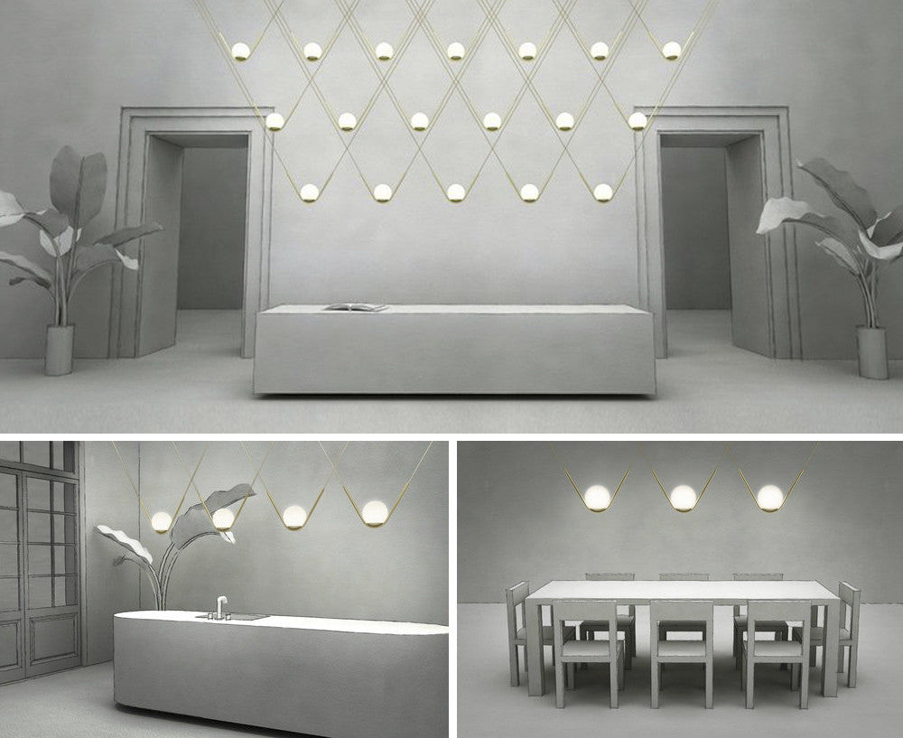 Perle 1 Island Pendant Light