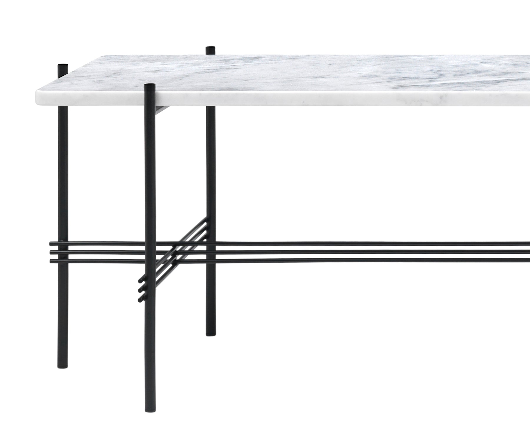 TS Console Long - 1 Rack - Carrara Marble | DSHOP