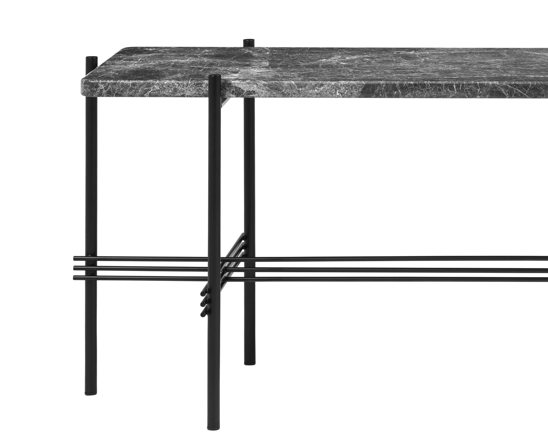 TS Console Long - 1 Rack - Grey Emperador | DSHOP