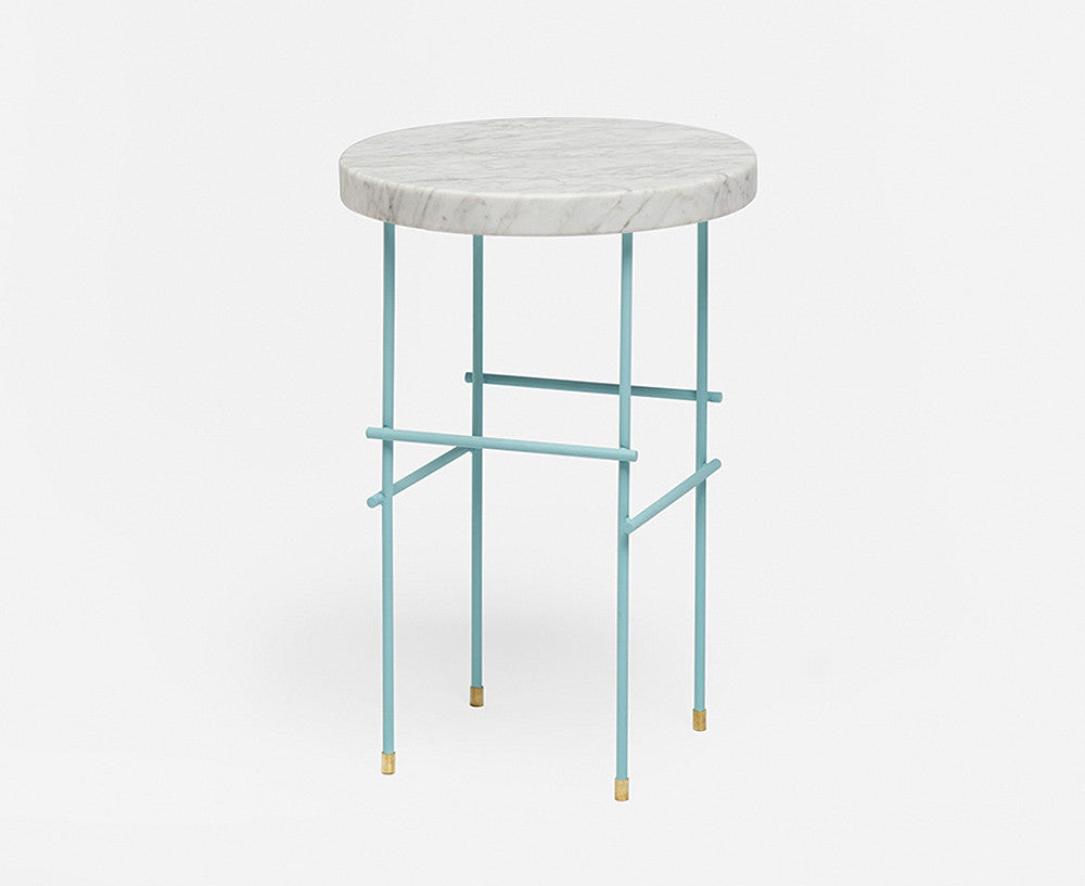 Industrial Marblelous Pedestal - Blue Green | DSHOP