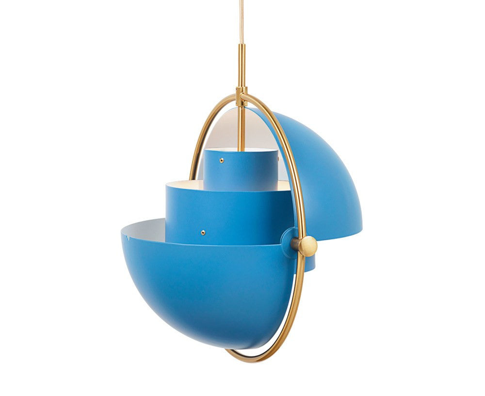 Multi-Lite Pendant - Brass/Blue | DSHOP