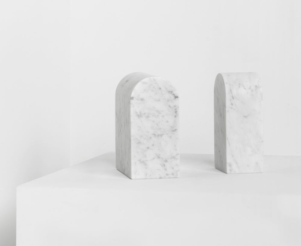 Carrara Triumph Bookends by Aparentment | DSHOP