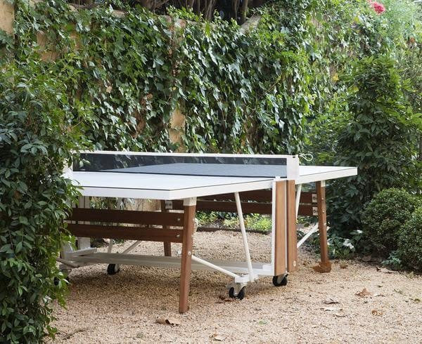 RS Folding Ping Pong Table - White