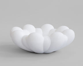 Sculptural White Ceramic Bowl | DSHOP
