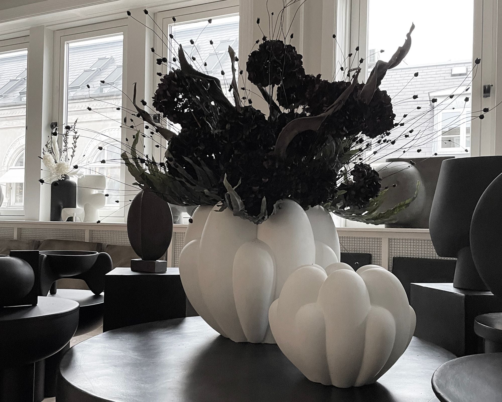 Bloom Vase - Big, Bone White Ceramic | 101 Copenhagen at DSHOP