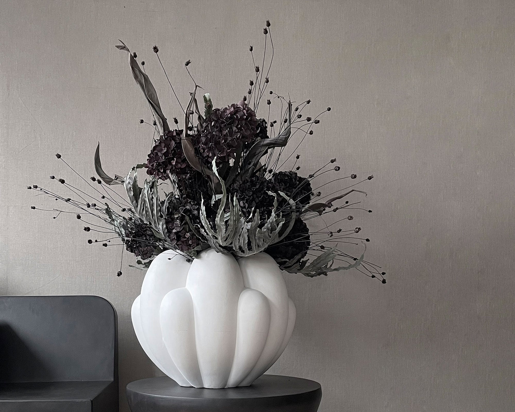 Bloom Vase - Big, Bone White Ceramic | 101 Copenhagen at DSHOP