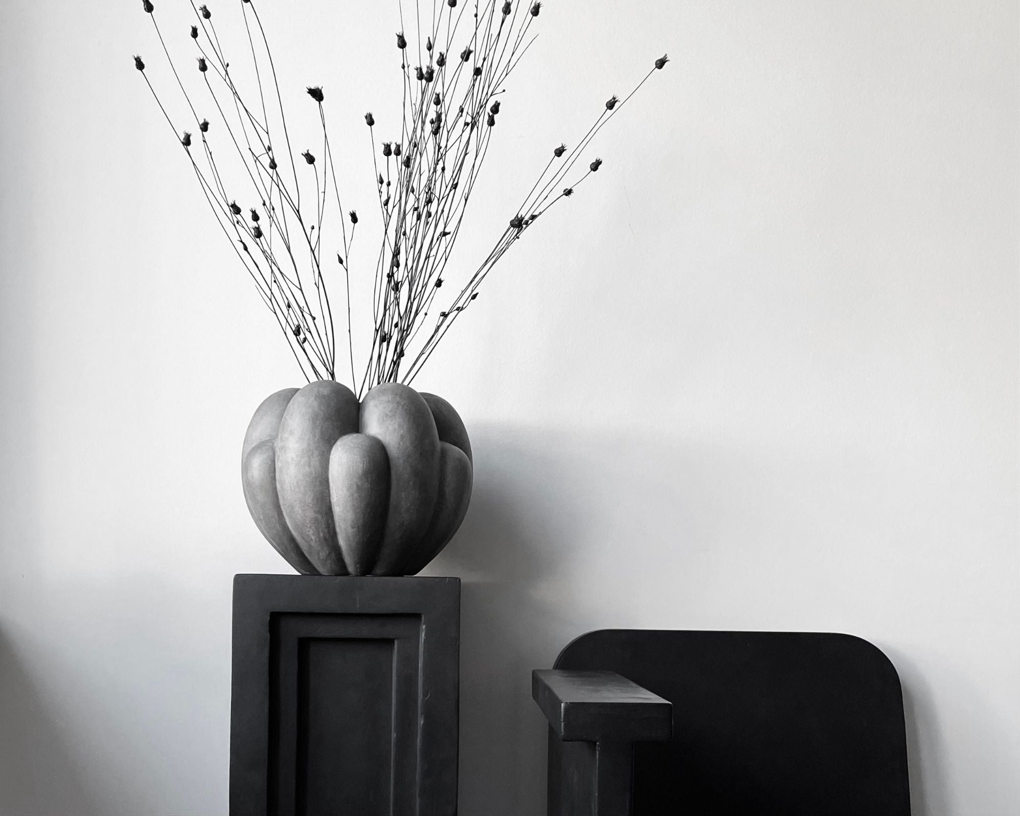 Sculptural Concrete Vase | DSHOP