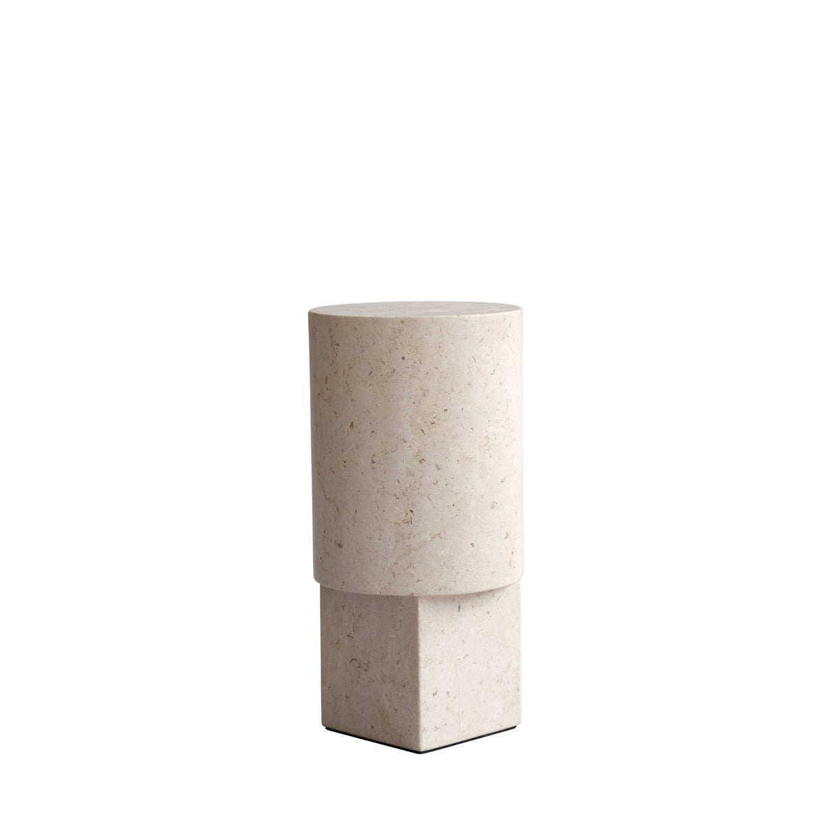 101 Copenhagen Column Table, Limestone – Versatile Table in Beige