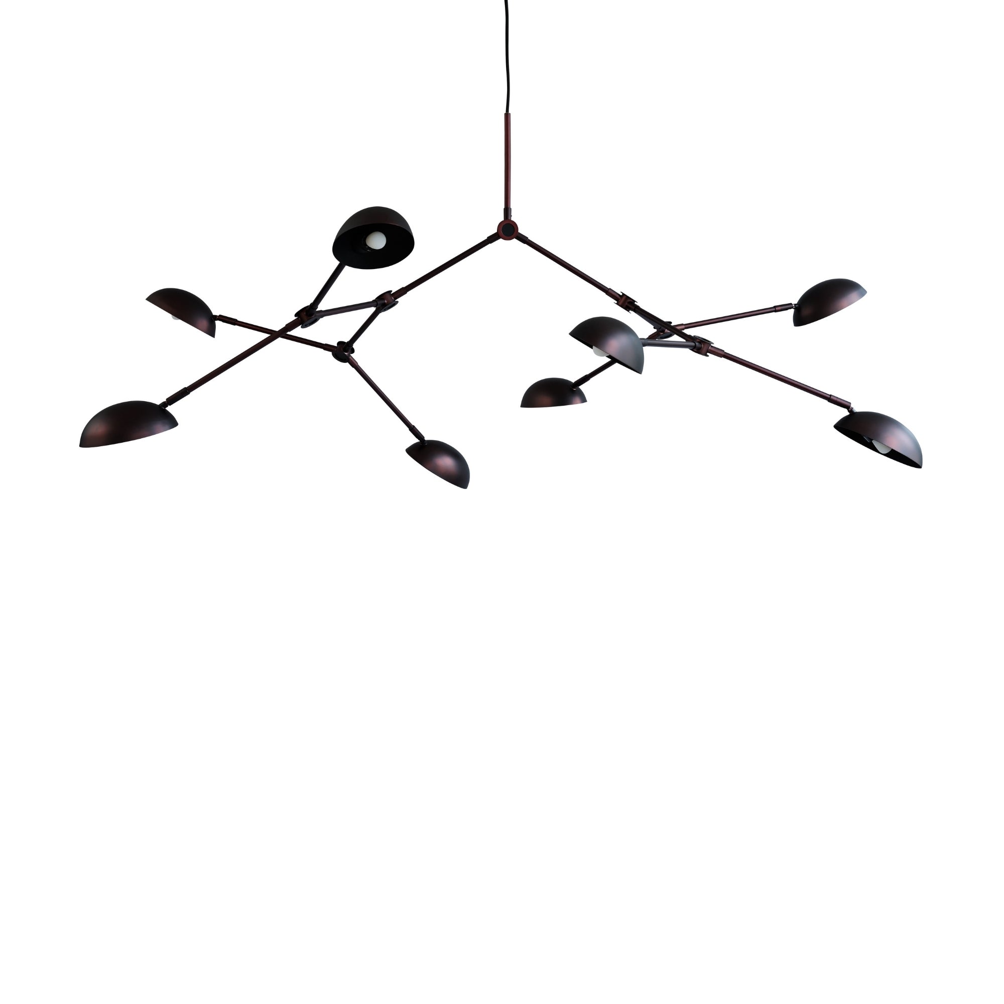 Drop Chandelier, Standard, Burned Black - DSHOP