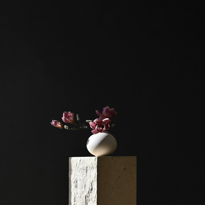 Small Beige Ceramic Vase | DSHOP