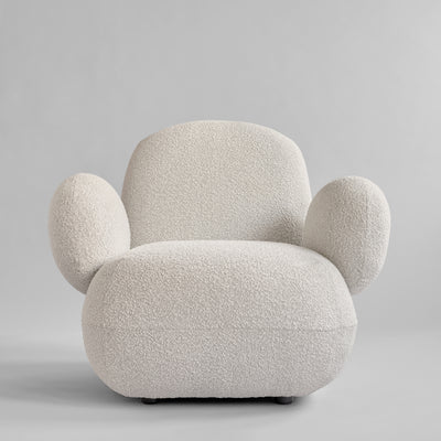 Toe Armchair Flat, Off White