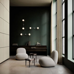 Low Upholstered Lounge Chair
