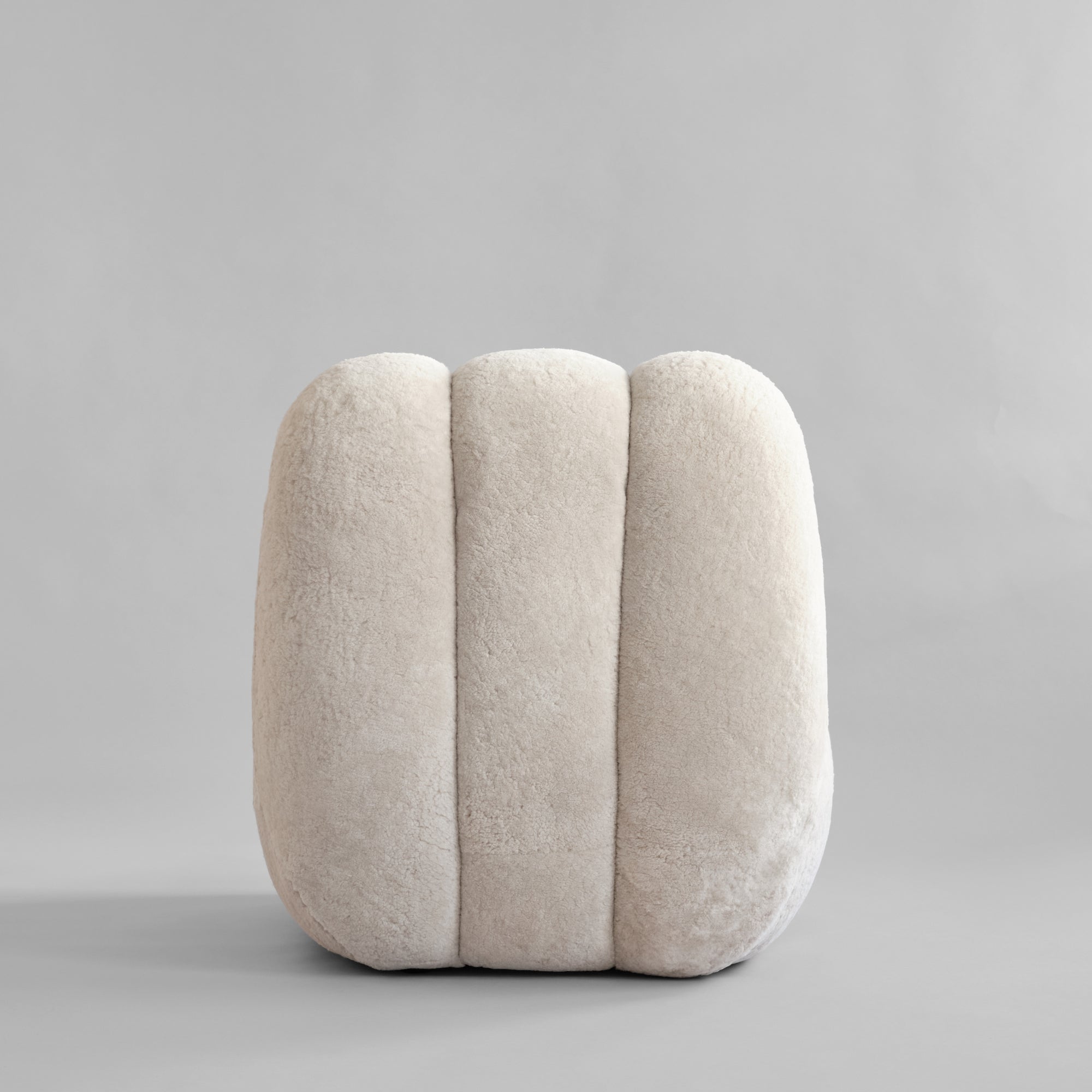 Cream Sheepskin Chair