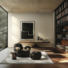 Charcoal Grey Ottoman