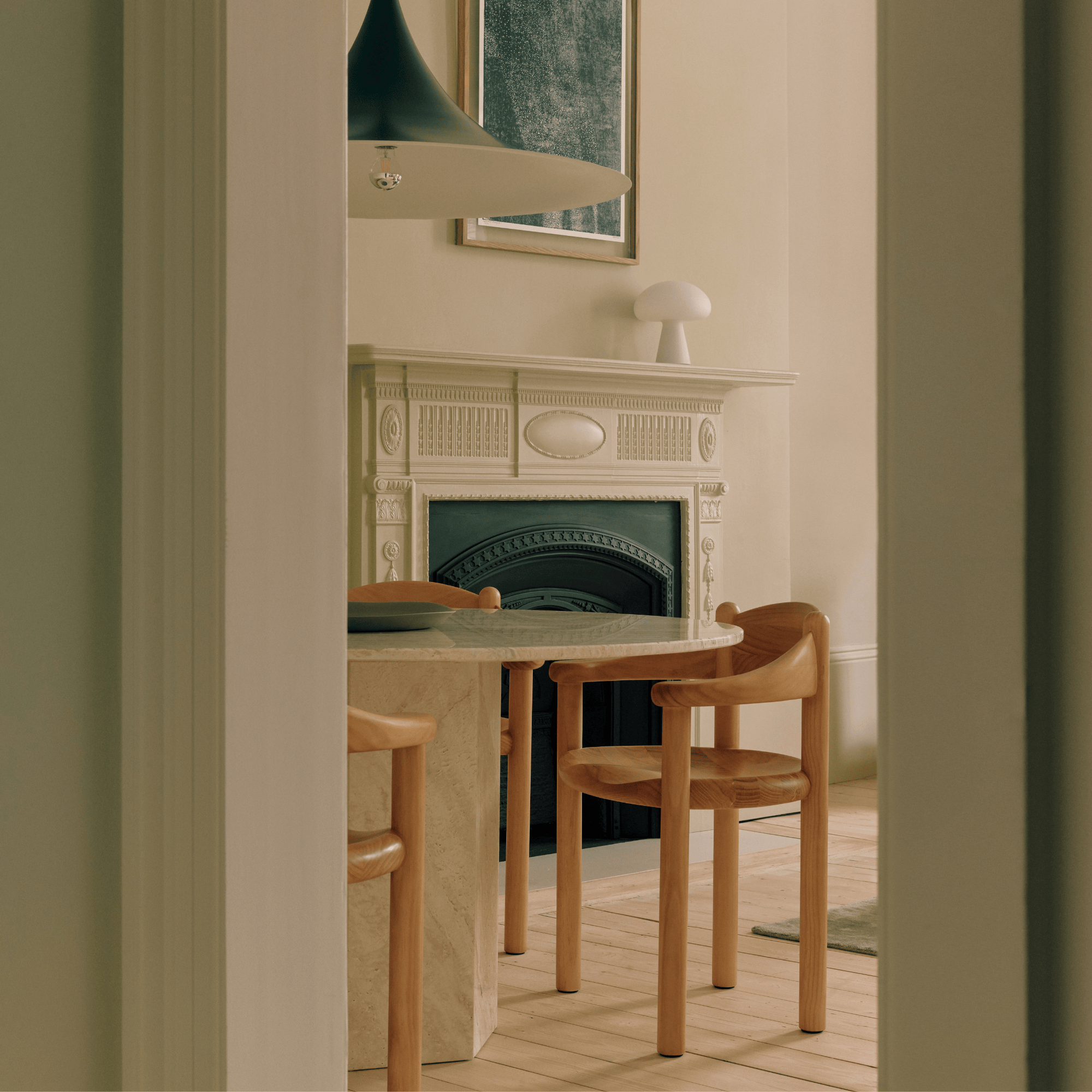 Daumiller Armchair, Golden Pine