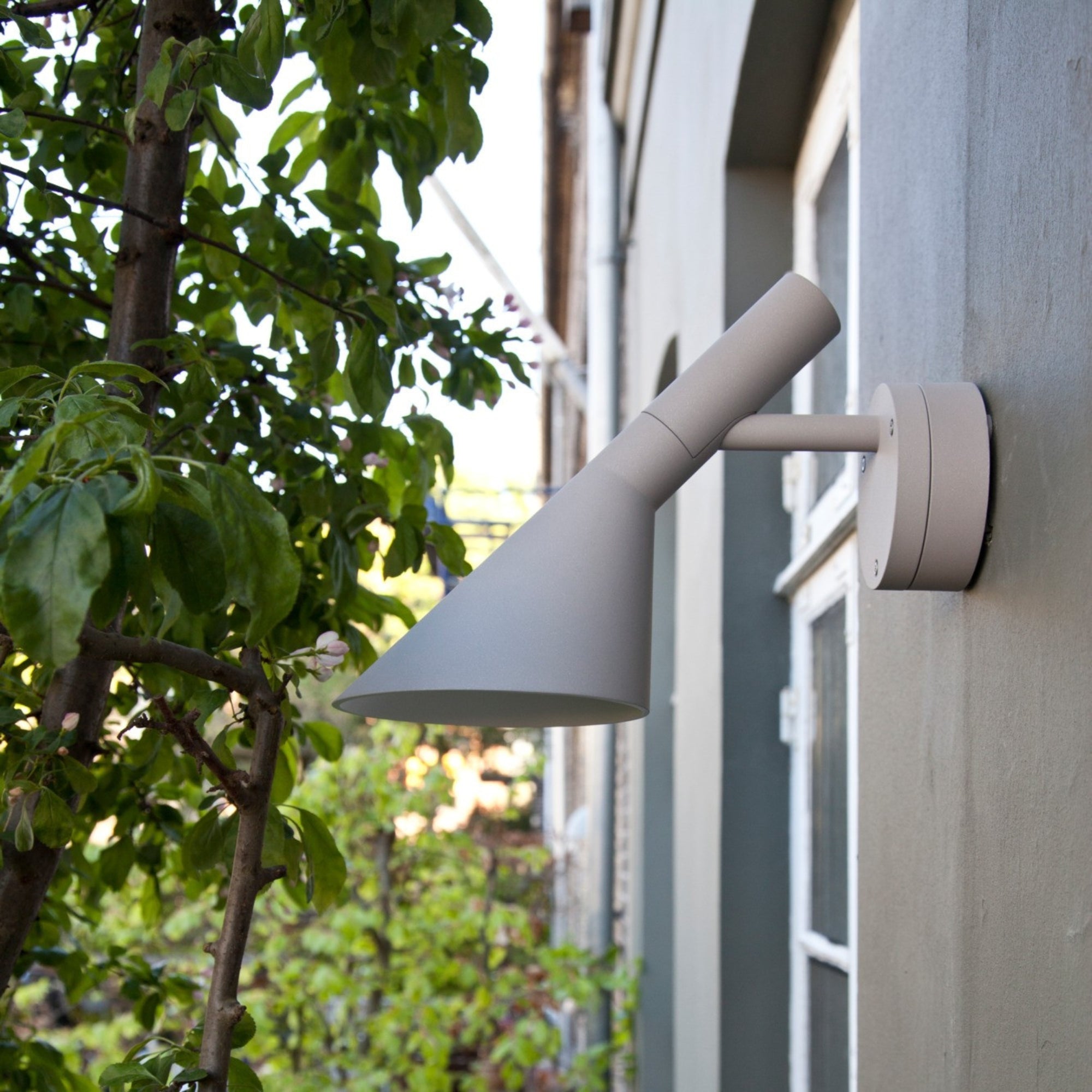 White AJ 50 Outdoor Wall Lamp
