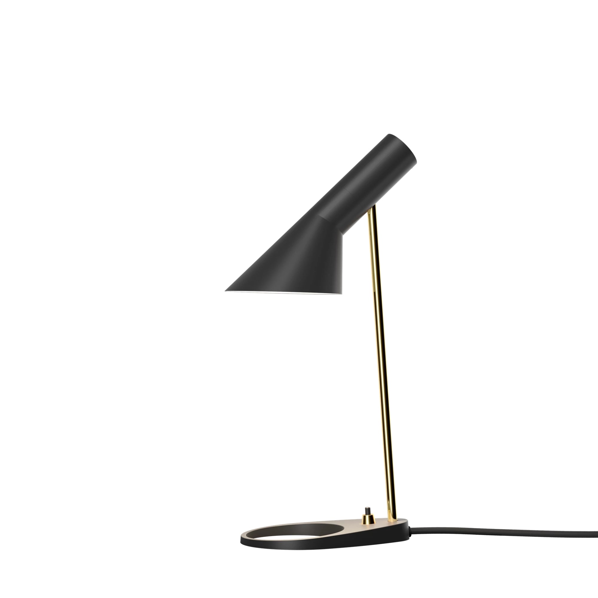 AJ Mini Table Lamp - Brass/Black