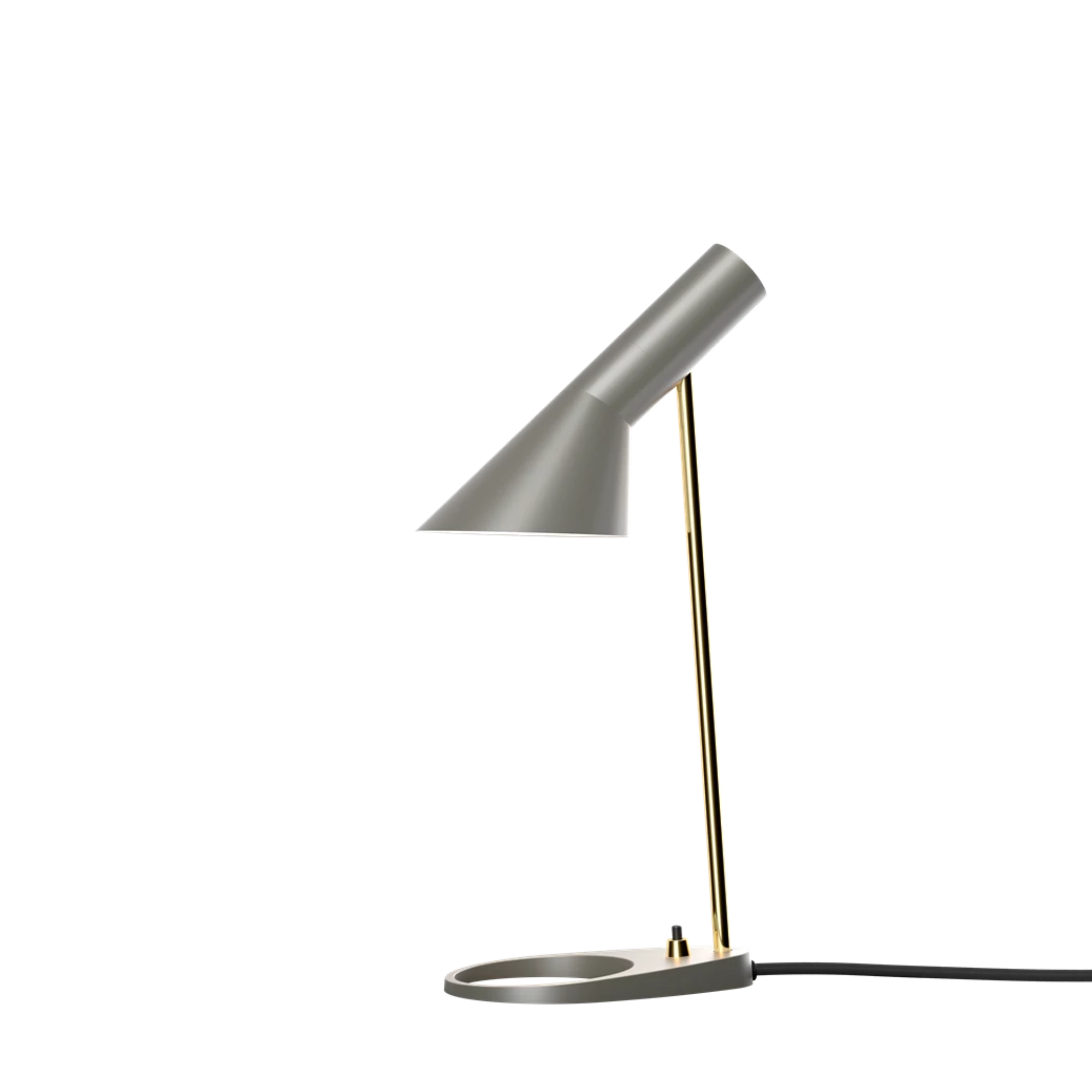 AJ Mini Table Lamp - Brass/Warm Grey
