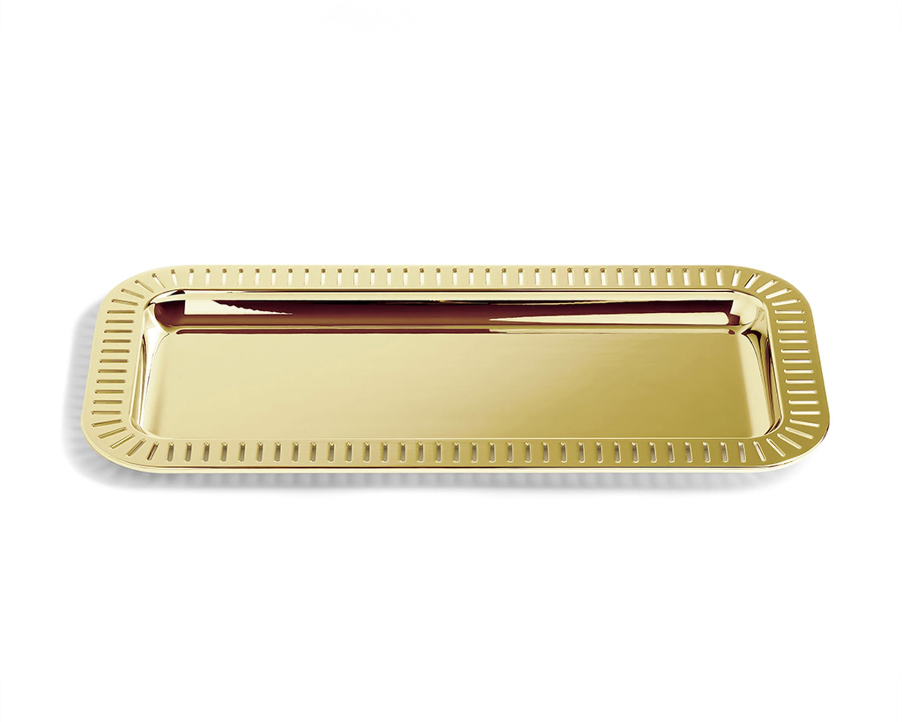 Striations Serving Tray Gold