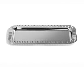 Striations Serving Tray Silver