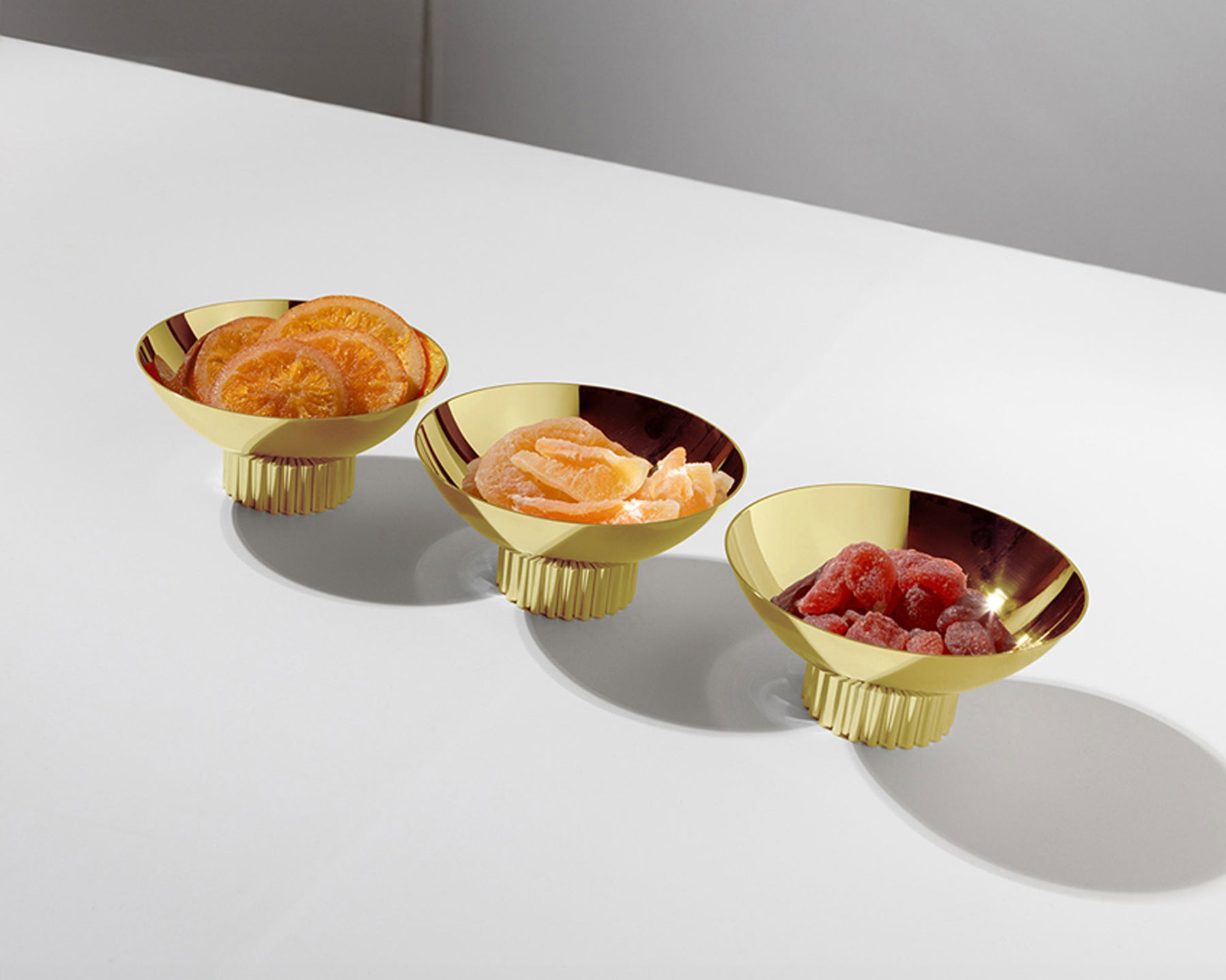 Anna Striations Trio Bowl Set Gold | DSHOP