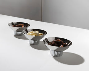 Anna New York Striations Trio Bowl Set Silver | DSHOP