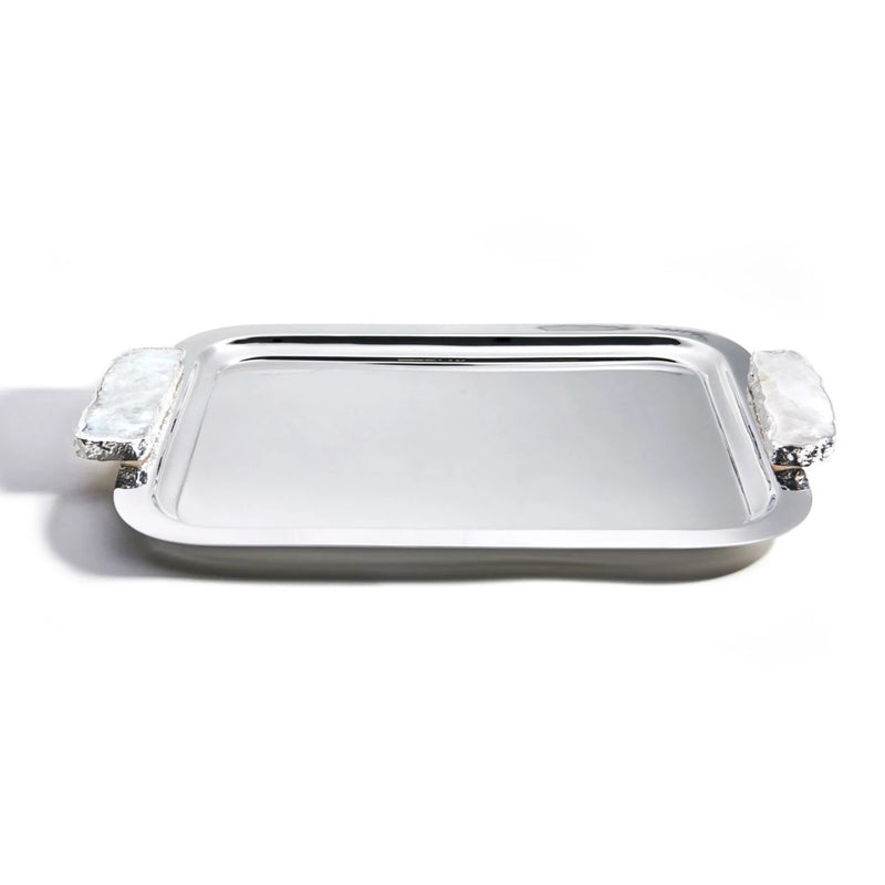 Anna New York Hospitality Tray – Silver-Plated Tray