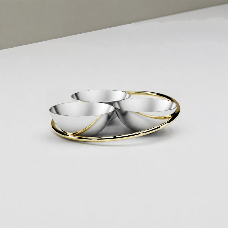 Ring Conjoined Bowls, Set of 3 | DSHOP